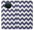 S2345 紺のシェブロンジグザグパターン Navy Blue Shavron Zig Zag Pattern Nokia X10 バックケース、フリップケース・カバー