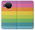 S2363 レインボー柄 Rainbow Pattern Nokia X10 バックケース、フリップケース・カバー