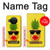 S2443 楽しい パイナップルサングラス 接吻 Funny Pineapple Sunglasses Kiss Nokia X10 バックケース、フリップケース・カバー