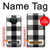 S2842 ブラックとホワイトバッファローチェック柄 Black and White Buffalo Check Pattern Nokia X10 バックケース、フリップケース・カバー