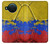S3306 コロンビアの旗ビンテージフットボールのグラフィック Colombia Flag Vintage Football Graphic Nokia X10 バックケース、フリップケース・カバー