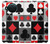 S3463 ポーカーカード Poker Card Suit Nokia X10 バックケース、フリップケース・カバー