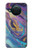 S3676 カラフルな抽象的な大理石の石 Colorful Abstract Marble Stone Nokia X10 バックケース、フリップケース・カバー