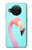 S3708 ピンクのフラミンゴ Pink Flamingo Nokia X10 バックケース、フリップケース・カバー
