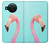 S3708 ピンクのフラミンゴ Pink Flamingo Nokia X10 バックケース、フリップケース・カバー
