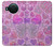 S3710 ピンクのラブハート Pink Love Heart Nokia X10 バックケース、フリップケース・カバー