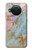 S3717 ローズゴールドブルーパステル大理石グラフィックプリント Rose Gold Blue Pastel Marble Graphic Printed Nokia X10 バックケース、フリップケース・カバー