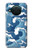 S3751 波のパターン Wave Pattern Nokia X10 バックケース、フリップケース・カバー