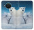 S0285 北極熊 北極 Polar Bear Family Arctic Nokia X20 バックケース、フリップケース・カバー