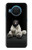 S0878 黒いくま Black Bear Nokia X20 バックケース、フリップケース・カバー