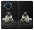 S0878 黒いくま Black Bear Nokia X20 バックケース、フリップケース・カバー