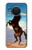 S0934 黒野生馬 Wild Black Horse Nokia X20 バックケース、フリップケース・カバー