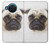 S1852 パグ犬 Pug Dog Nokia X20 バックケース、フリップケース・カバー