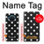 S2299 黒い水玉 Black Polka Dots Nokia X20 バックケース、フリップケース・カバー