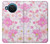 S3036 ピンクフラワーフローラ Pink Sweet Flower Flora Nokia X20 バックケース、フリップケース・カバー