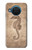 S3214 タツノオトシゴスケルトン化石 Seahorse Skeleton Fossil Nokia X20 バックケース、フリップケース・カバー