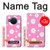 S3500 ピンクの花柄 Pink Floral Pattern Nokia X20 バックケース、フリップケース・カバー