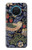 S3791 ウィリアムモリスストロベリーシーフ生地 William Morris Strawberry Thief Fabric Nokia X20 バックケース、フリップケース・カバー