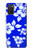 S2244 ハワイのハイビスカス青柄 Hawaiian Hibiscus Blue Pattern Samsung Galaxy A03S バックケース、フリップケース・カバー