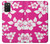 S2246 ハワイのハイビスカスピンク柄 Hawaiian Hibiscus Pink Pattern Samsung Galaxy A03S バックケース、フリップケース・カバー