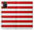 S2364 赤と白のストライプ Red and White Striped Samsung Galaxy A03S バックケース、フリップケース・カバー