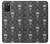 S2371 スカルヴィンテージモノクロのパターン Skull Vintage Monochrome Pattern Samsung Galaxy A03S バックケース、フリップケース・カバー
