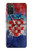 S3313 クロアチアflag Vintage Football Graphic Croatia Flag Vintage Football Graphic Samsung Galaxy A03S バックケース、フリップケース・カバー