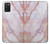 S3482 ピンクの大理石のグラフィックプリント Soft Pink Marble Graphic Print Samsung Galaxy A03S バックケース、フリップケース・カバー