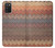 S3752 ジグザグ生地パターングラフィックプリント Zigzag Fabric Pattern Graphic Printed Samsung Galaxy A03S バックケース、フリップケース・カバー