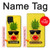 S2443 楽しい パイナップルサングラス 接吻 Funny Pineapple Sunglasses Kiss Samsung Galaxy A22 4G バックケース、フリップケース・カバー