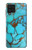 S2685 アクアターコイズ宝石グラフィックプリント Aqua Turquoise Gemstone Graphic Printed Samsung Galaxy A22 4G バックケース、フリップケース・カバー
