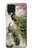 S2773 ピーコック中国の絵画 Peacock Chinese Brush Painting Samsung Galaxy A22 4G バックケース、フリップケース・カバー