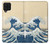S2790 北斎 神奈川沖浪裏 Hokusai Under The Wave off Kanagawa Samsung Galaxy A22 4G バックケース、フリップケース・カバー