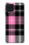 S3091 ピンクの模様のパターン Pink Plaid Pattern Samsung Galaxy A22 4G バックケース、フリップケース・カバー