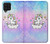 S3256 かわいいユニコーンの漫画 Cute Unicorn Cartoon Samsung Galaxy A22 4G バックケース、フリップケース・カバー