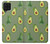 S3285 アボカドパターン Avocado Fruit Pattern Samsung Galaxy A22 4G バックケース、フリップケース・カバー