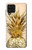 S3490 ゴールドパイナップル Gold Pineapple Samsung Galaxy A22 4G バックケース、フリップケース・カバー