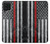 S3687 消防士細い赤い線アメリカの国旗 Firefighter Thin Red Line American Flag Samsung Galaxy A22 4G バックケース、フリップケース・カバー