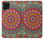 S3694 ヒッピーアートパターン Hippie Art Pattern Samsung Galaxy A22 4G バックケース、フリップケース・カバー