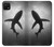 S2367 サメモノクロ Shark Monochrome Samsung Galaxy A22 5G バックケース、フリップケース・カバー