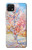 S2450 ブロッサムピンクピーチツリー フィンセント・ファン・ゴッホ Van Gogh Peach Tree Blossom Samsung Galaxy A22 5G バックケース、フリップケース・カバー