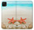 S3212 シーシェルズ・ヒトデ・ビーチ Sea Shells Starfish Beach Samsung Galaxy A22 5G バックケース、フリップケース・カバー
