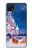 S3282 サンタ・クリスマス城 Santa Xmas Castle Samsung Galaxy A22 5G バックケース、フリップケース・カバー