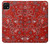 S3354 赤バンダナ Red Classic Bandana Samsung Galaxy A22 5G バックケース、フリップケース・カバー