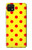 S3526 赤い水玉 Red Spot Polka Dot Samsung Galaxy A22 5G バックケース、フリップケース・カバー