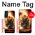 S0863 地獄火スカル Hell Fire Skull Samsung Galaxy S21 FE 5G バックケース、フリップケース・カバー