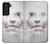 S0884 ホラーフェイス Horror Face Samsung Galaxy S21 FE 5G バックケース、フリップケース・カバー