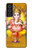 S0896 主ガネシュ・ヒンズー教徒の神 Lord Ganesh Hindu God Samsung Galaxy S21 FE 5G バックケース、フリップケース・カバー