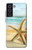 S1117 ビーチのヒトデ Starfish on the Beach Samsung Galaxy S21 FE 5G バックケース、フリップケース・カバー