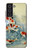 S1654 魚アート絵画 Koi Carp Fish Art Painting Samsung Galaxy S21 FE 5G バックケース、フリップケース・カバー